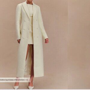 Meshki Boucle Coat - Ivory - XS
